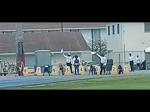 Inter - Secondary School Sports 2023 U 17 Girls 100 Meter Heat 1