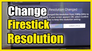 How to Change Resolution on Firestick to 720p, 1080p or 4k! (Fast Tutorial)