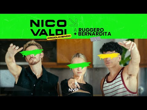 Nico Valdi produciendo a Ruggero y Bernardita