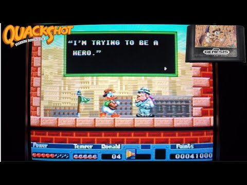 Quackshot Starring Donald Duck Sega Genesis Playthrough With Commentary Disney Game Let's Play!