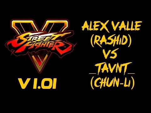 Street Fighter V ALEX VALLE (RASHID) VS _TAVNT_ (CHUN-LI) RANKED MATCH - VER 1.01 - 5 SFV 1080P