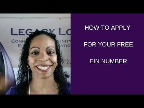 How To Apply For Your FREE EIN Number