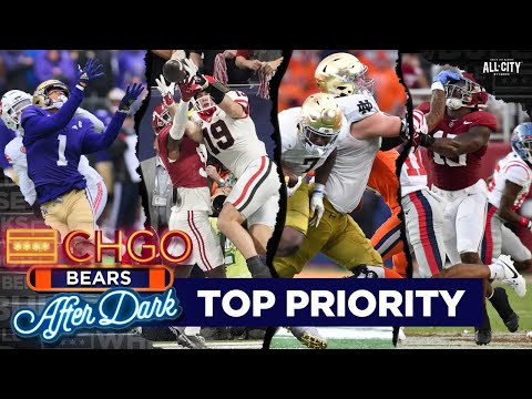 Chicago Bears top priority with the 9th pick in the NFL Draft | CHGO Bears After Dark