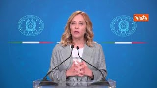 Meloni a Confcommercio: "Proseguiremo in riduzione tasse con attenzione a ceto medio"