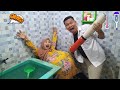 Funny Drama Pregnant Woman Giving Birth Falls In The Bathroom