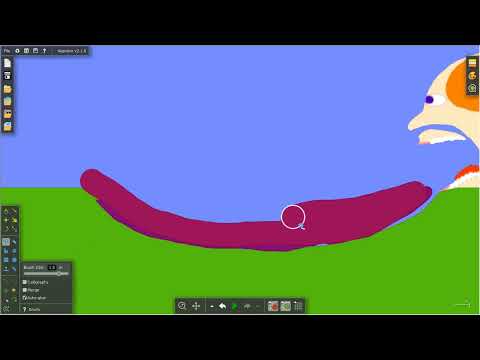 Algodoo : ăn cá : eat fish