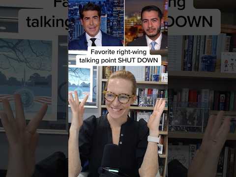 Favorite right-wing talking point SHUT DOWN
