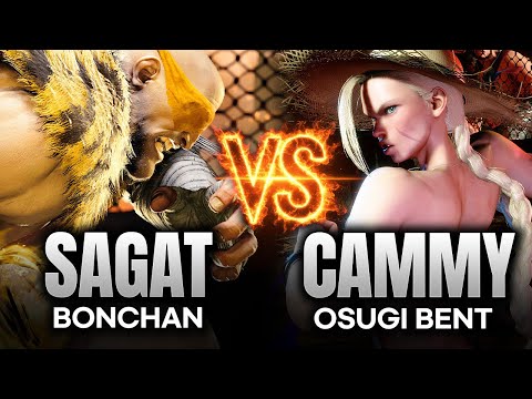 SF6 | Bonchan (Sagat) vs osugi bent (Cammy Outfit 4) Custom Match FT3 | Street Fighter 6 Gameplay