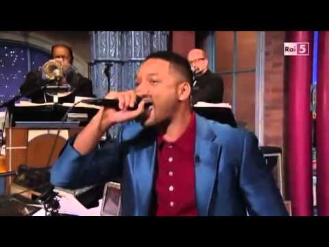 Will Smith improvising a performance of Summertime at the David Letterman's Late Night Show