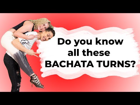 How many TURNS do you know? Bachata Turns Tutorial | Marius&Elena