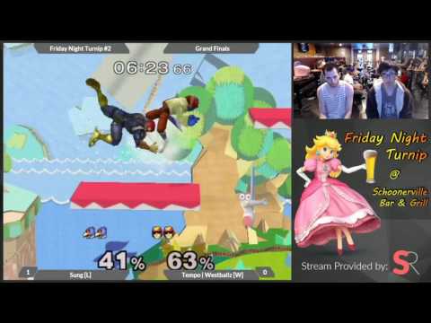 Friday Night Turnip #2 - Sung (Falco) vs. Tempo | Westballz (Falcon) - Grand Finals