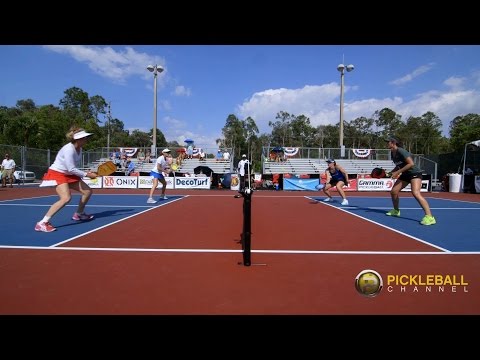 Historic Pro Women’s Doubles Bronze Medal Match from US Open Pickleball Championships 2016