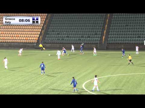 FSF Varpið. UEFA W Under-17 Champion Greece - Italy