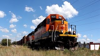 preview picture of video 'Ferrocarril Coahuila-DURANGO 7834 en Durango PK-11'