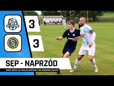 Sęp 3:3 Naprzód Skórzec - skrót meczu 29. kolejki spotkań siedleckiej LO 2024/25