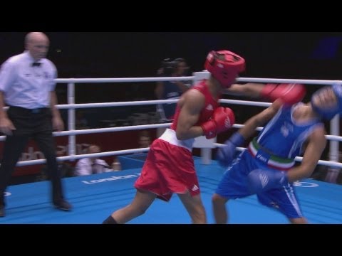 Full Replay Iglesias Sotolongo v Mangiacapre - Boxing Men's Welter Semi-Final - London 2012 Olympics