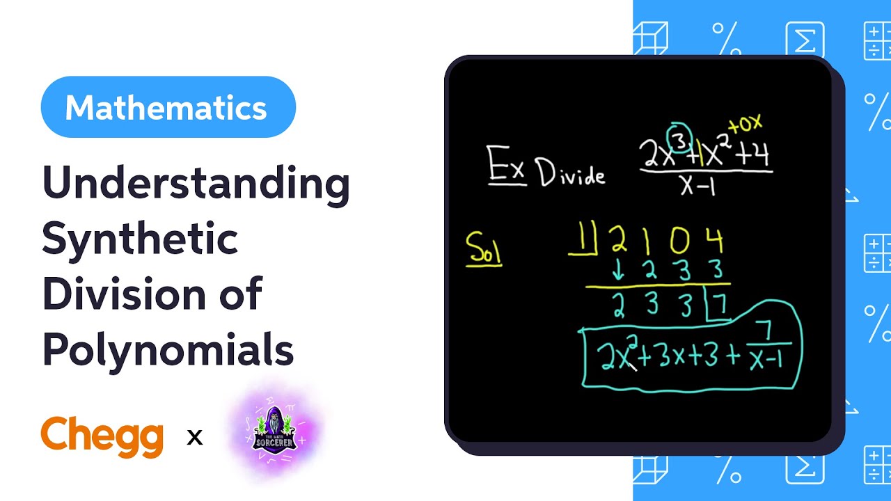 Understanding Synthetic Division of Polynomials Ft. The Math Sorcerer
