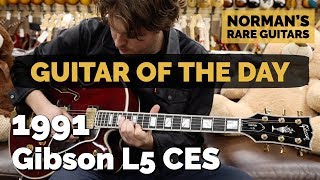 Video thumbnail for Guitar of the Day: 1991 Gibson L5 CES | Norman's Rare Guitars by Normans Rare Guitars