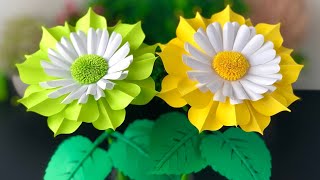 💕 Beautiful Flowers with Papers! Transform Paper into Flower 🌹🌸Kagojer ful banano