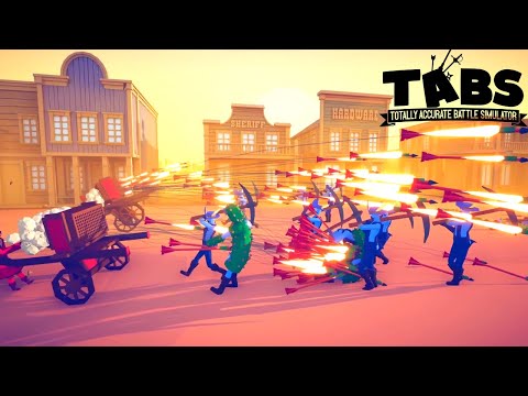 Wild West Vs 100x Every God Army #4 -Totally Accurate Battle Simulator