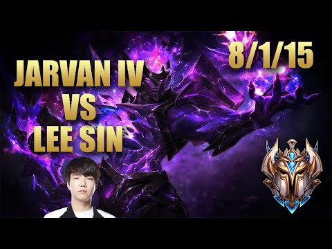 SKT T1 Haru Jarvan IV Jungle Vs LeeSin - EUChallenger Patch 9.21