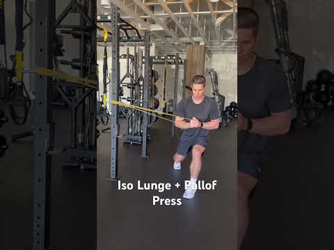 Iso Lunge + Banded Pallof Press