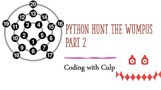 Hunt the Wumpus in Python Part 2 (Corrected audio)
