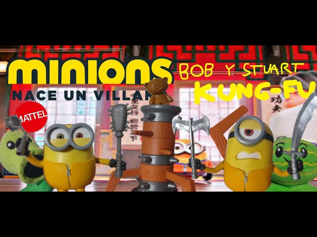 Vídeo relacionado con Mattel Minions Minions Figuras traviesas Stuart, Nunchucks