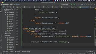 [오지랖 파이썬 웹 프로그래밍] 6장 Onlineshop 39 - OrderCheckoutAjaxView 만들기