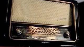 Джаз на старом радиоприемнике Тelefunken Concertino. Старая музыка на старом радио ...