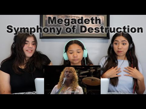 Three Girls React to Megadeth - Symphony of Destruction ( Live in Buenos Aires, Argentina )