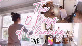 12 DAYS OF CLEANING | SPRING CLEANING | PART 1 | CLEANING, ORGANIZING, & DECLUTTERING MOTIVATION