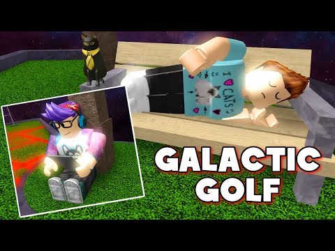 DENIS & ALEX MADE A ROBLOX OBBY! | GALACTIC GOLF | RADIOJH GAMES