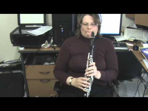Scales for beginner clarinet players A minor