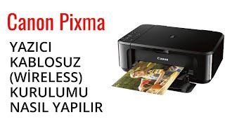 Canon PIXMA G3400 Yazıcı Kablosuz Wireless Kurulumu Nasıl yapılır