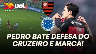 PEDRO PASSA PELA DEFESA DO CRUZEIRO E ABRE O PLACAR PARA O FLAMENGO
