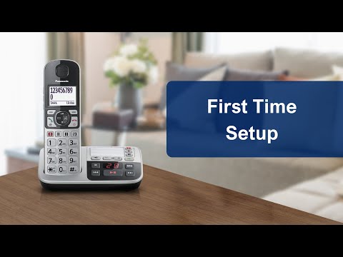 How to set up your Panasonic home phone for the first time