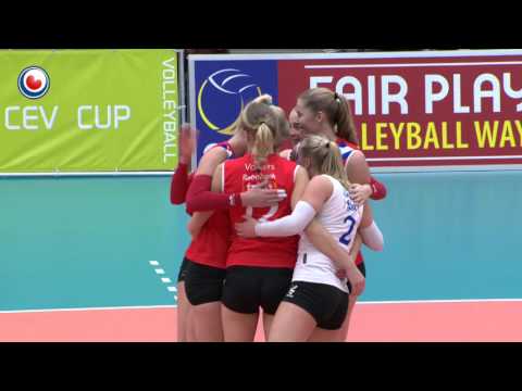 VC Sneek thuis verslagen door Russische volleybalsters