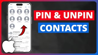 How to Pin and Unpin Contacts to the top of the Messages App on iPhone
