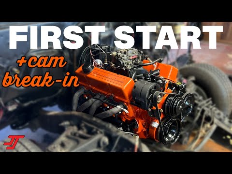 Cammed Small Block Initial Timing, Install, & First Start!
