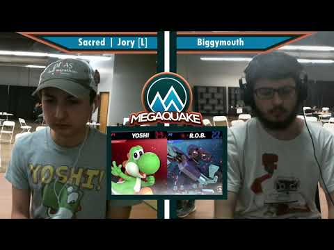 Megaquake! PDX Regional & Invitational - Grand Finals - Sacred | Jory (Yoshi)[L] vs Biggymouth (ROB)