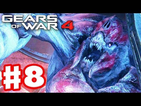 Gears of War 4 - Campaign Gameplay Walkthrough Part 8 - Get Out! (PC, Xbox One)