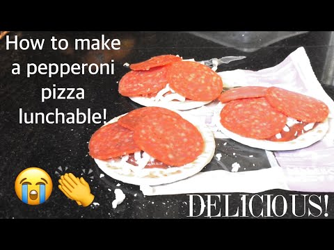 How to Make a Delicious Pepperoni Pizza Lunchable (Easy step by step tutorial)