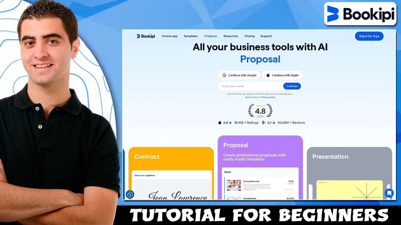 Bookipi Ai - Best Tutorial | Ai Invoice, Contract + Website Builder My Review 2026