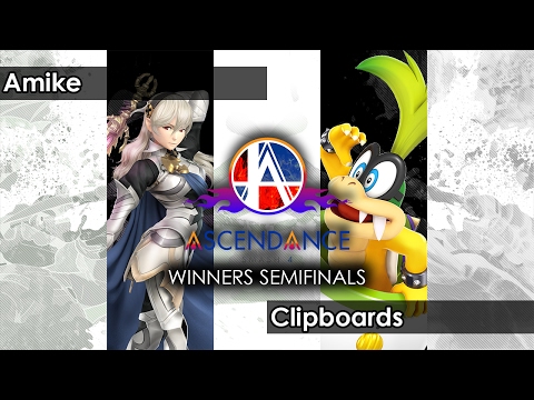 Smash 4: Amike (Corrin) V Sin | Clipboards (Bowser Jr) - Ascendance 18 Tournament SSB4