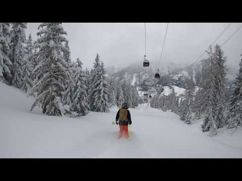 GoPro Followcam Powder Skiing in Gastein with Sandra Lahnsteiner