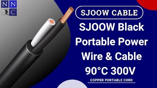 Nassau SJOOW Portable Cord Black 300V | Copper Portable Cord | Nassau National Cable