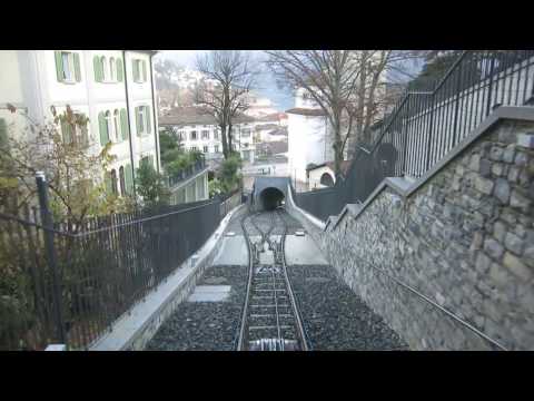 Standseilbahn 6900.01 Lugano Piazza Cioccaro - Lugano Bahnhof Talfahrt Funicolare