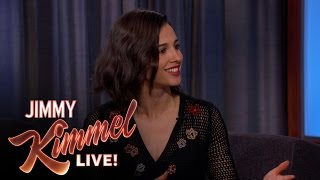Naomi Scott on Throwing the First Pitch