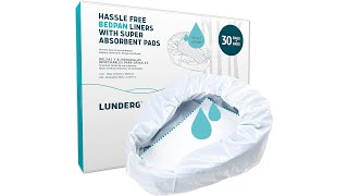 Product video: Lunderg Bedpan Liners with Super Absorbent Pads